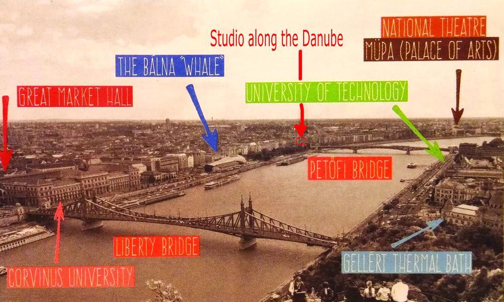 Studio Along The Danube Budapest Exterior foto